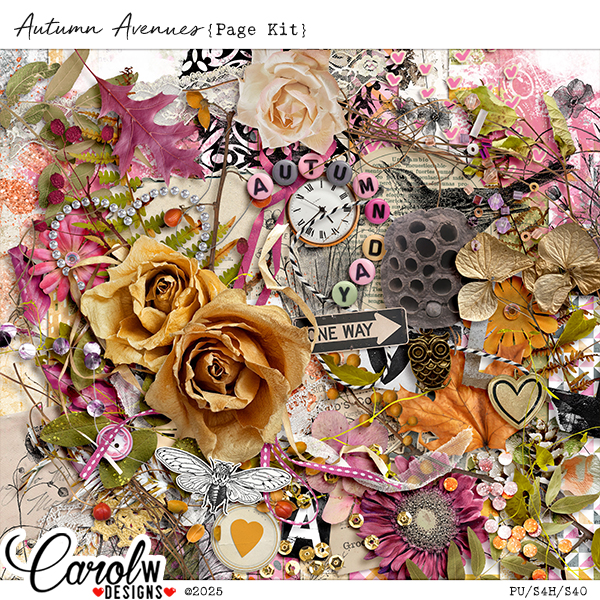 Autumn Avenues-Page Kit