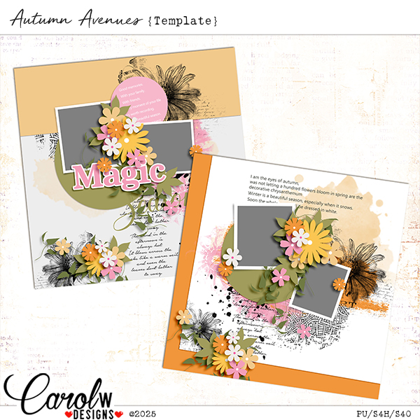Autumn Avenues-Templates