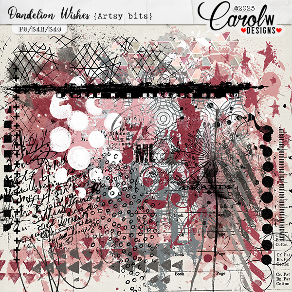 Dandelion Wishes-Artsy bits