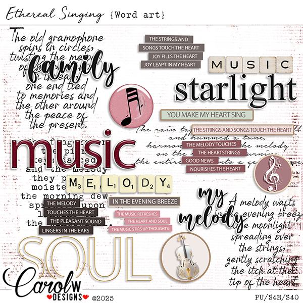 Ethereal Singing-Word art