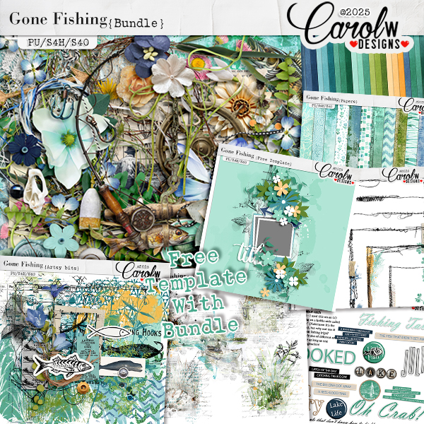 Gone Fishing-Bundle+Free Template