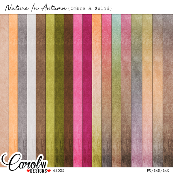 Nature In Autumn-Ombre & Solid
