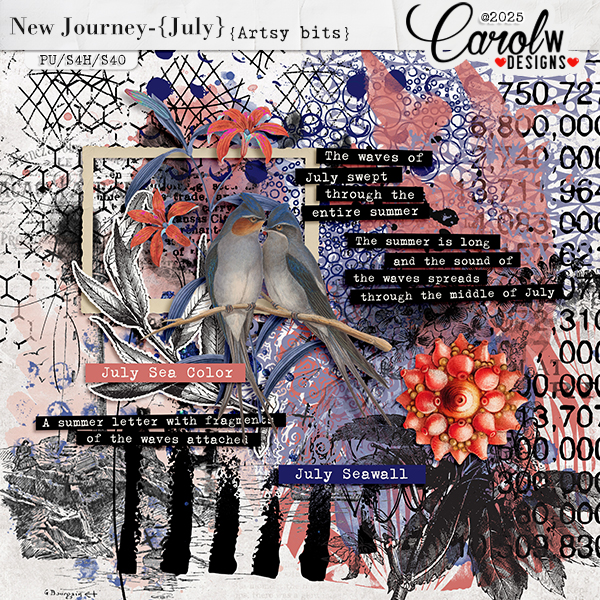New Journey-{July}-Artsy bits