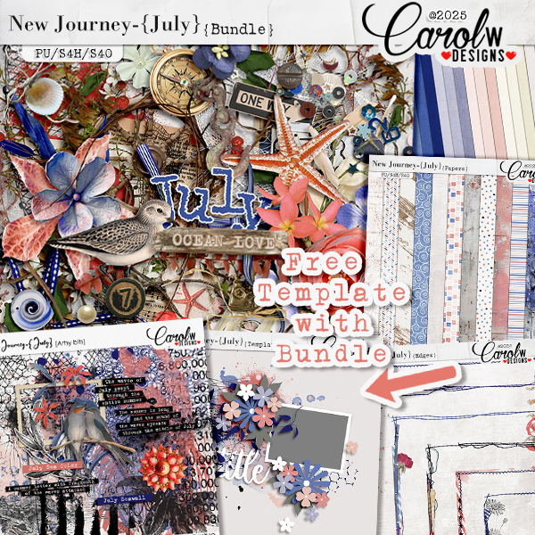 New Journey-{July}-Bundle+Free Template