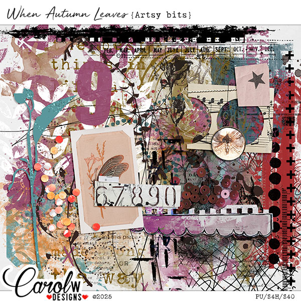 When Autumn Leaves-Artsy bits