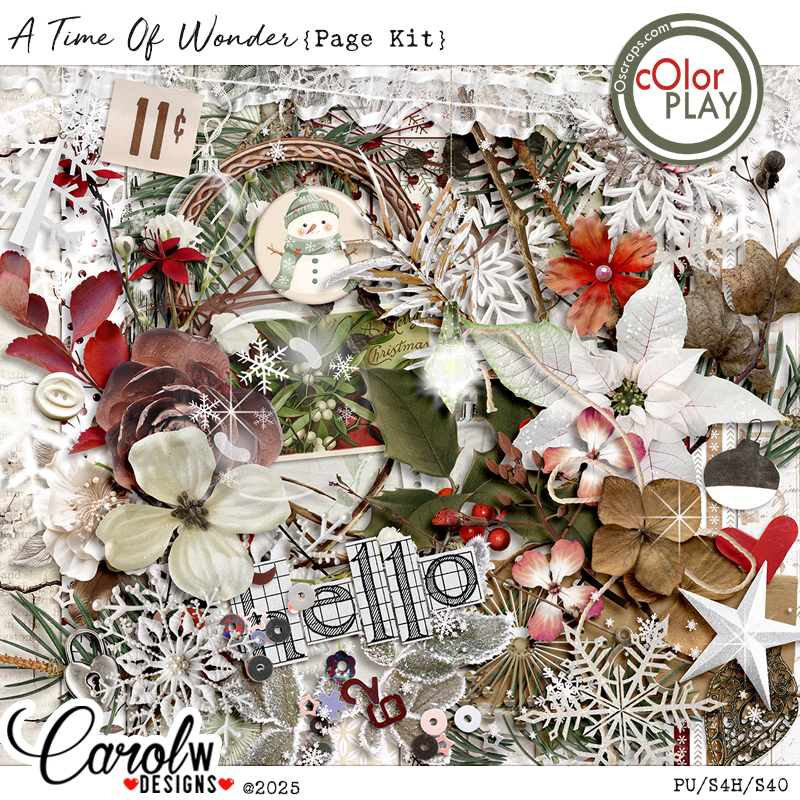 A Time Of Wonder-Page Kit