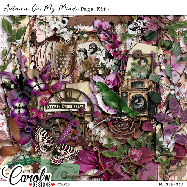 Autumn On My Mind-Page Kit
