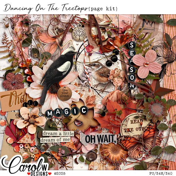 Dancing On The Treetops-Page Kit