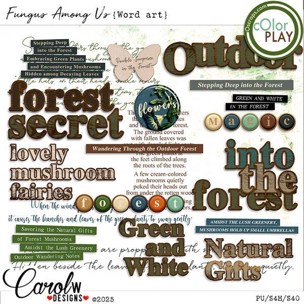Fungus Among Us-Word art