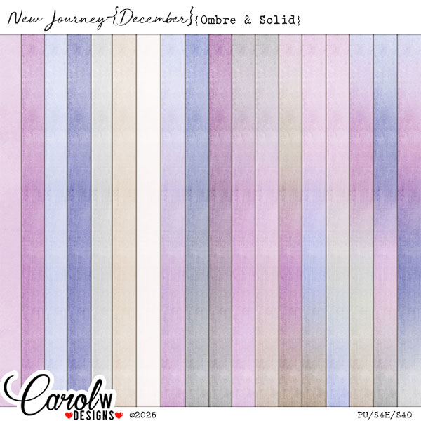 New Journey-{December}-Ombre & Solid