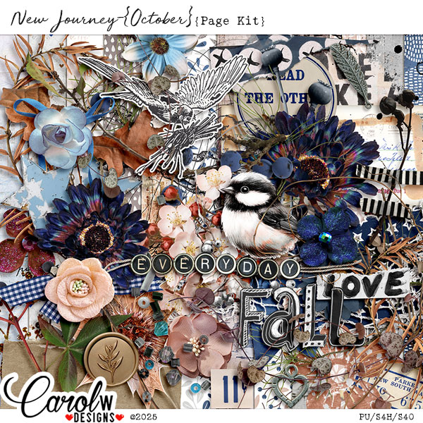New Journey-{October}-Page Kit