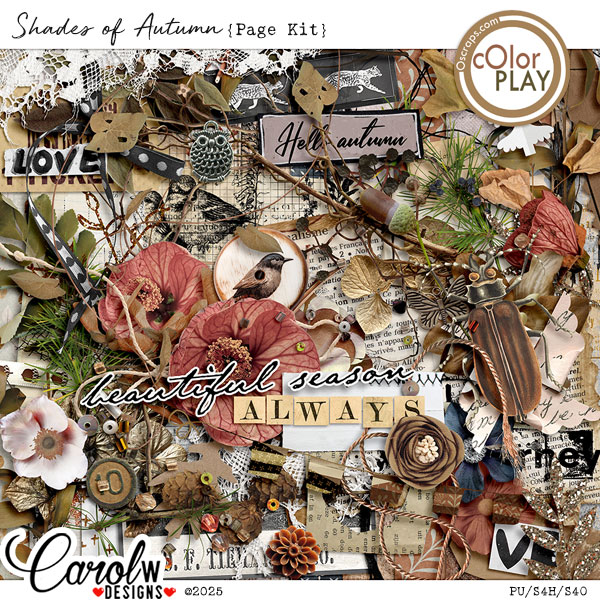 Shades of Autumn-Page Kit