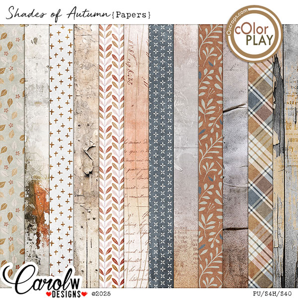 Shades of Autumn-Papers