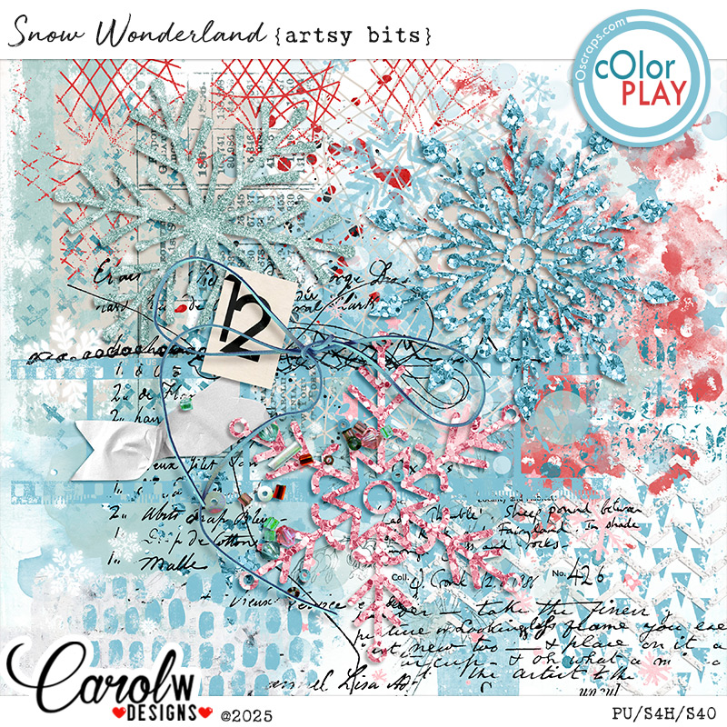 Snow Wonderland-Artsy bits