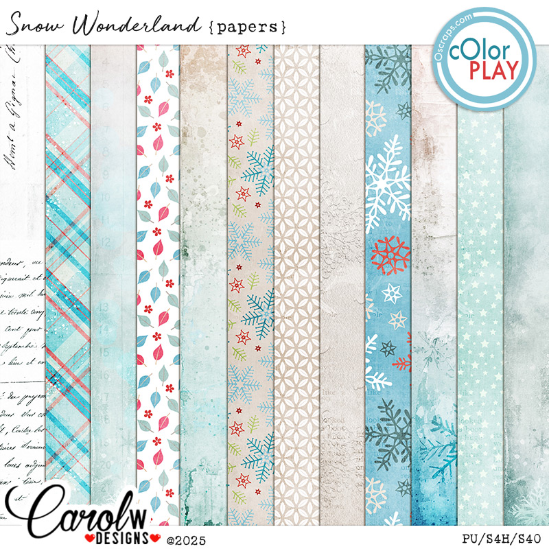 Snow Wonderland-Papers