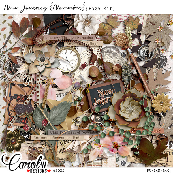 New Journey-{November}-Page Kit