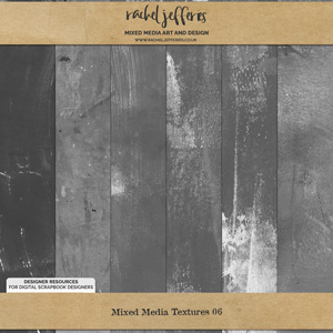 Mixed Media Textures 06 by Rachel Jefferies
