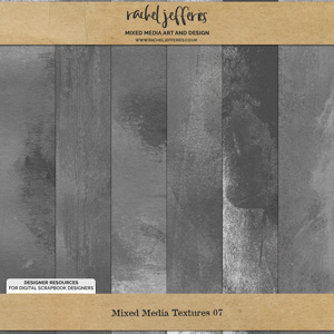 Mixed Media Textures 07 by Rachel Jefferies
