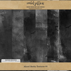 Mixed Media Textures 08 by Rachel Jefferies