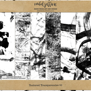 Textured Transparencies 03 by Rachel Jefferies