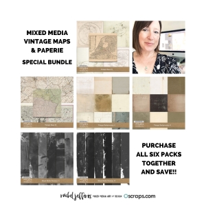 Special Paperie Bundle | Mixed Media & Vintage Combo 01 by Rachel Jefferies
