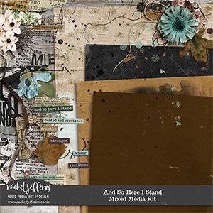 And So Here I Stand | Mixed Media Kit by Rachel Jefferies