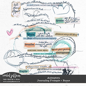 Anisoptera | Journaling Prompts + BONUS by Rachel Jefferies