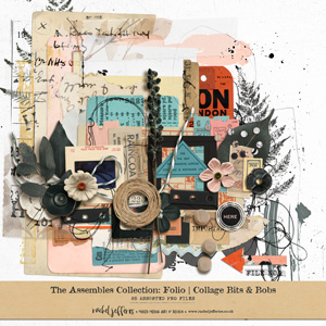 The Assembles Collection: Folio | Collage Bits & Bobs by Rachel Jefferies