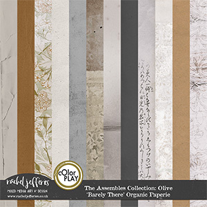 The Assembles Collection: Olive | Barely There Organic Paperie by Rachel Jefferies