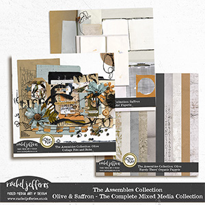 The Assembles Collection: Olive and Saffron | The Complete Mixed Media Collection by Rachel Jefferies