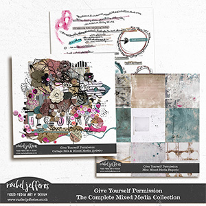 Give Yourself Permission | The Complete Mixed Media Collection by Rachel Jefferies