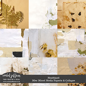 Heathland | Misc Mixed Media Paperie & Collages by Rachel Jefferies