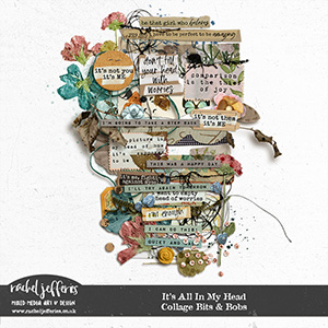 It's All In My Head | Collage Bits & Bobs by Rachel Jefferies