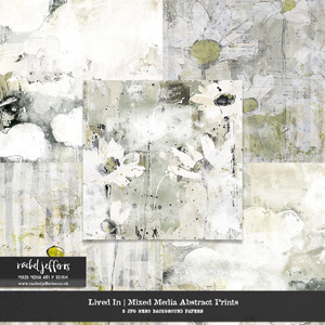 Lived In | Mixed Media Abstract Prints by Rachel Jefferies