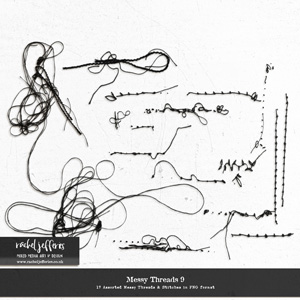 Messy Threads 9 by Rachel Jefferies 