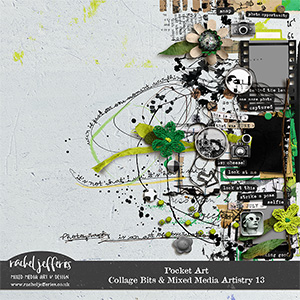 Pocket Art | Collage Bits and Mixed Media Artistry 13 by Rachel Jefferies