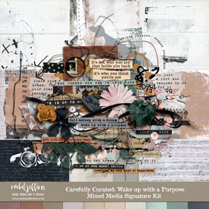 Carefully Curated: Wake Up With a Purpose | Mixed Media Signature Kit by Rachel Jefferies