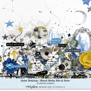 Quiet Noticing | Mixed Media Bits & Bobs by Rachel Jefferies