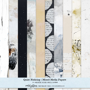 Quiet Noticing | Mixed Media Papers by Rachel Jefferies