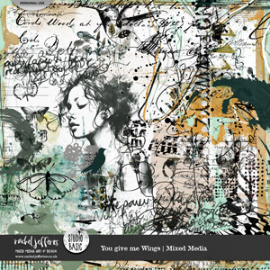You Give Me Wings | Mixed Media by Rachel Jefferies and Studio Basic Designs
