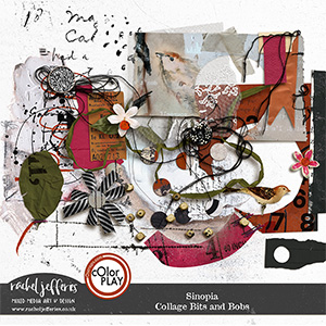 Sinopia | Collage Bits & Bobs by Rachel Jefferies