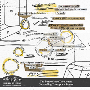 I'm Somewhere Inbetween | Journaling Prompts + BONUS by Rachel Jefferies