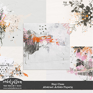 Stay Close | Abstract Artists Paperie by Rachel Jefferies