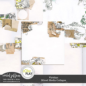 Viridian | Mixed Media Collages by Rachel Jefferies