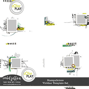 Stampalicious | Viridian Template Set by Rachel Jefferies