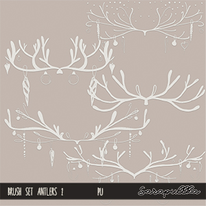 Brush Set: Antlers 1