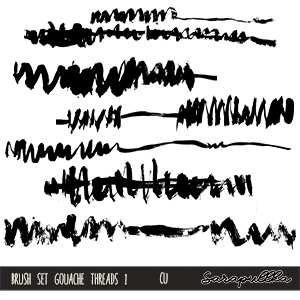 Brush Set: Gouache Threads 1