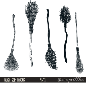 Brush set: Brooms