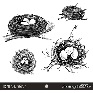 CU Brush Set: Nests 1