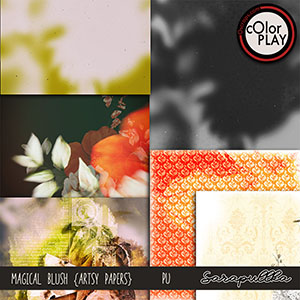 Magical Blush Artsy Papers
